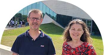 Barbara et Laurent Aude de l'agence de conciergerie Clés en Main à Montignac-Lascaux